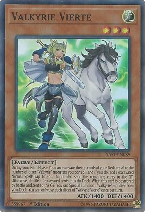 Valkyrie Vierte [SAST-EN089] Super Rare - Yu-Gi-Oh! - Card Brawlers | Quebec | Canada |