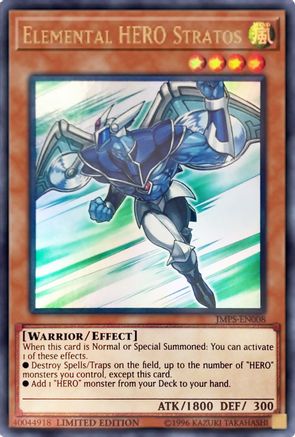 Elemental Hero Stratos [JMPS-EN008] Ultra Rare - Yu-Gi-Oh! - Card Brawlers | Quebec | Canada |
