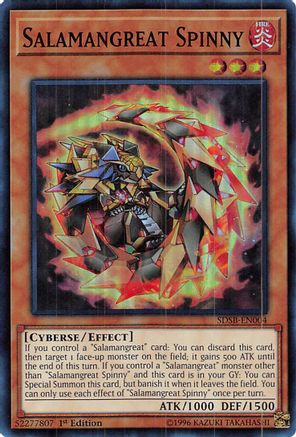 Salamangreat Spinny [SDSB-EN004] Super Rare - Yu-Gi-Oh! - Card Brawlers | Quebec | Canada |
