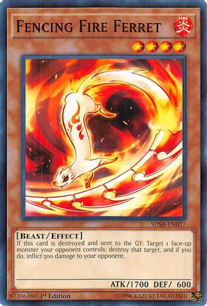 Fencing Fire Ferret [SDSB-EN017] Common - Yu-Gi-Oh! - Card Brawlers | Quebec | Canada |