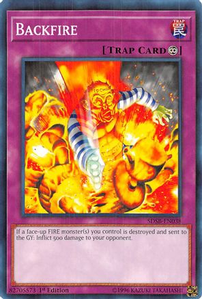 Backfire [SDSB-EN038] Common - Yu-Gi-Oh! - Card Brawlers | Quebec | Canada |
