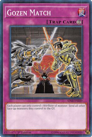 Gozen Match [SDSB-EN039] Common - Yu-Gi-Oh! - Card Brawlers | Quebec | Canada |