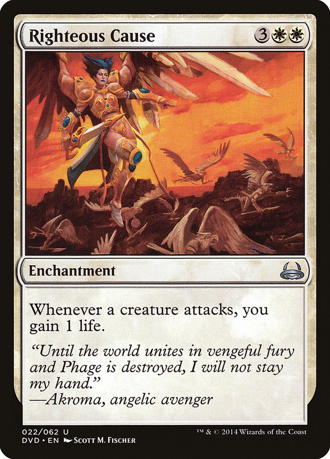 Righteous Cause (Divine vs. Demonic) [Duel Decks Anthology] - Magic: The Gathering - Card Brawlers | Quebec | Canada |