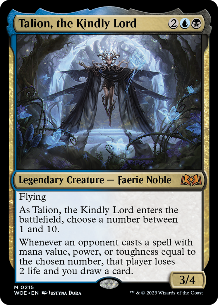 Talion, the Kindly Lord [Wilds of Eldraine] - Magic: The Gathering - Card Brawlers | Quebec | Canada |