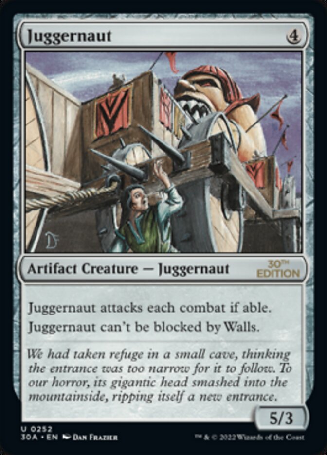 Juggernaut [30th Anniversary Edition] - Magic: The Gathering - Card Brawlers | Quebec | Canada |