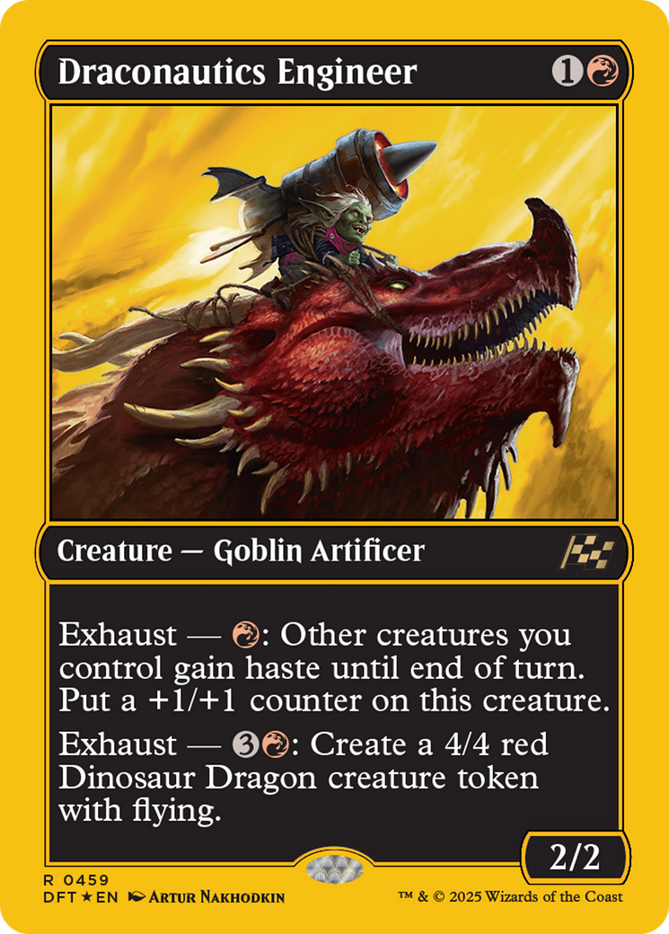 Draconautics Engineer (First-Place Foil) [Aetherdrift] - Magic: The Gathering - Card Brawlers | Quebec | Canada |