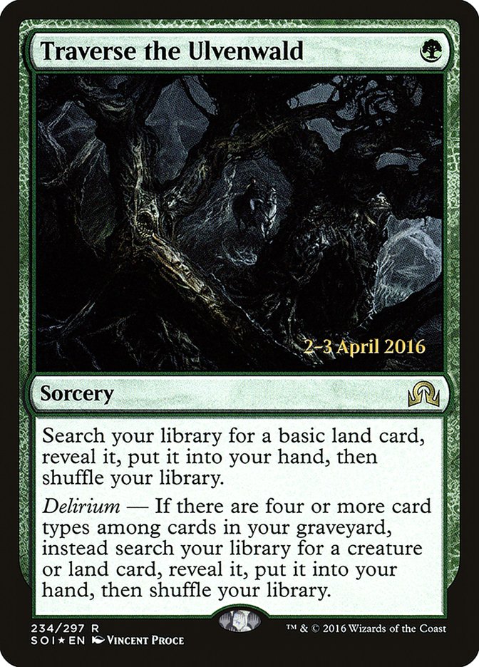 Traverse the Ulvenwald [Shadows over Innistrad Prerelease Promos] - Magic: The Gathering - Card Brawlers | Quebec | Canada |