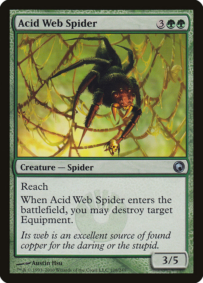 Acid Web Spider [Scars of Mirrodin] - Magic: The Gathering - Card Brawlers | Quebec | Canada |