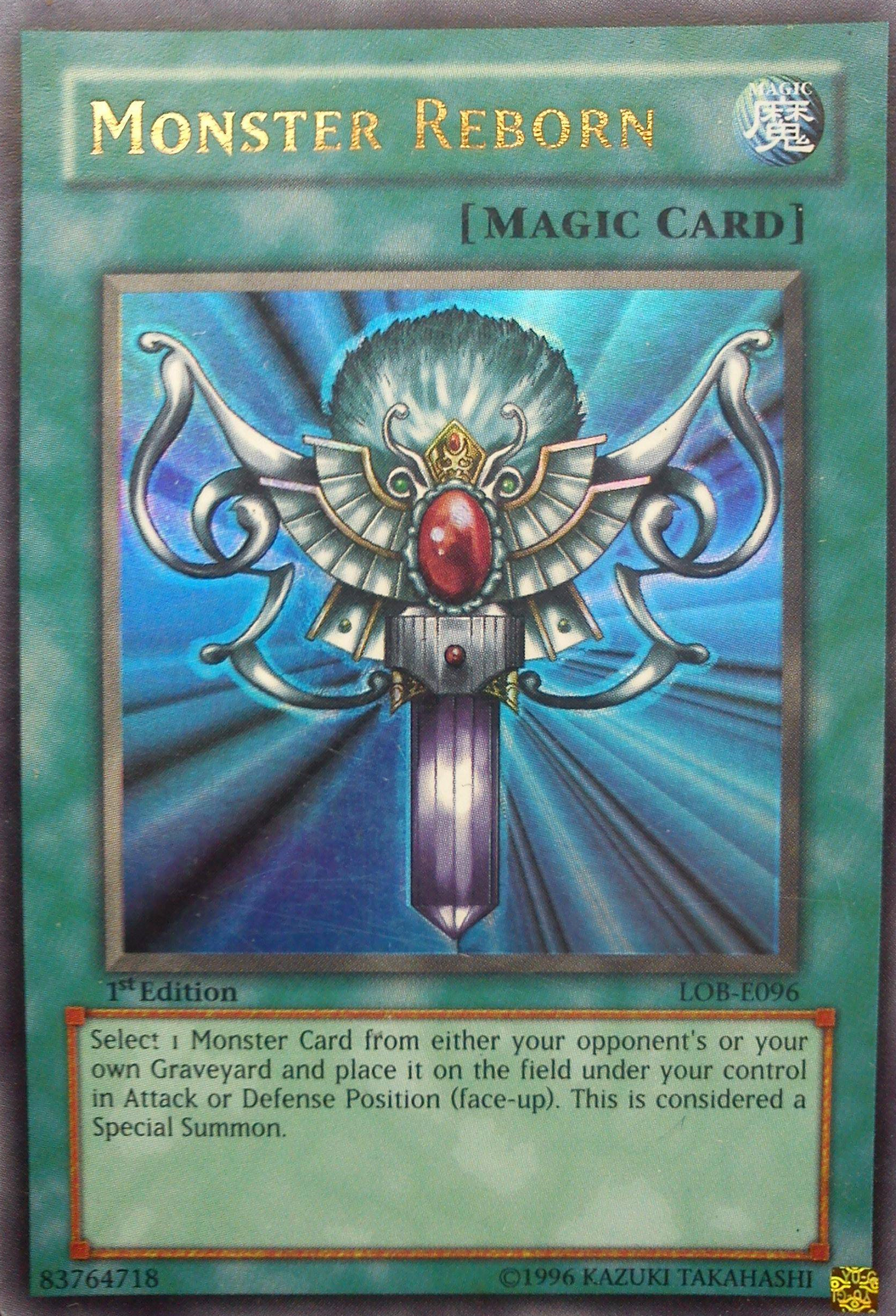 Monster Reborn [LOB-E096] Ultra Rare - Yu-Gi-Oh! - Card Brawlers | Quebec | Canada |