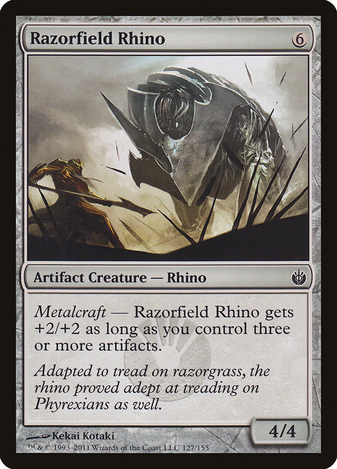Razorfield Rhino [Mirrodin Besieged] - Magic: The Gathering - Card Brawlers | Quebec | Canada |