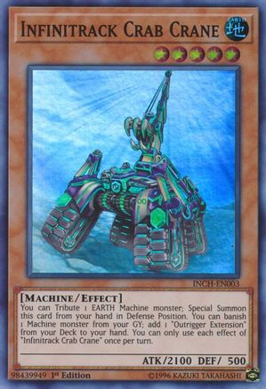Infinitrack Crab Crane [INCH-EN003] Super Rare - Yu-Gi-Oh! - Card Brawlers | Quebec | Canada |