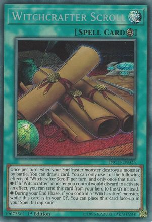 Witchcrafter Scroll [INCH-EN025] Secret Rare - Yu-Gi-Oh! - Card Brawlers | Quebec | Canada |