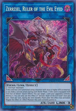 Zerrziel, Ruler of the Evil Eyed [INCH-EN031] Secret Rare - Yu-Gi-Oh! - Card Brawlers | Quebec | Canada |