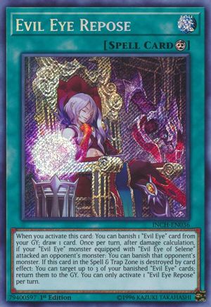Evil Eye Repose [INCH-EN036] Secret Rare - Yu-Gi-Oh! - Card Brawlers | Quebec | Canada |