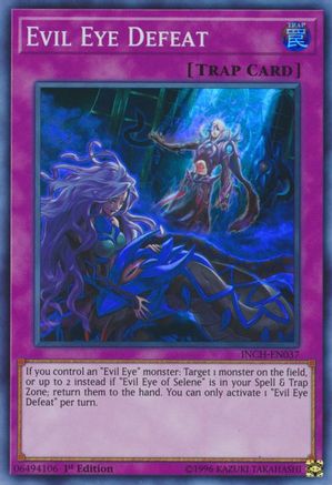 Evil Eye Defeat [INCH-EN037] Super Rare - Yu-Gi-Oh! - Card Brawlers | Quebec | Canada |