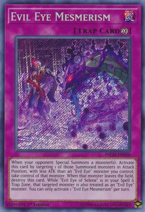 Evil Eye Mesmerism [INCH-EN038] Secret Rare - Yu-Gi-Oh! - Card Brawlers | Quebec | Canada |