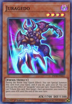Juragedo [INCH-EN041] Super Rare - Yu-Gi-Oh! - Card Brawlers | Quebec | Canada |