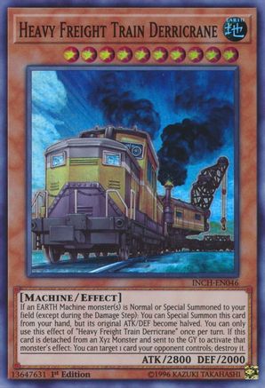Heavy Freight Train Derricrane [INCH-EN046] Super Rare - Yu-Gi-Oh! - Card Brawlers | Quebec | Canada |