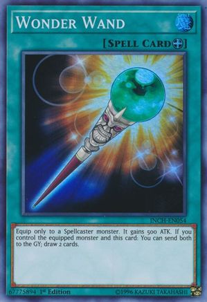 Wonder Wand [INCH-EN054] Super Rare - Yu-Gi-Oh! - Card Brawlers | Quebec | Canada |