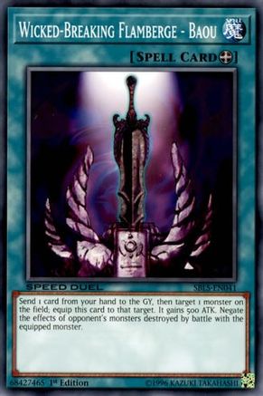Wicked-Breaking Flamberge - Baou [SBLS-EN041] Common - Yu-Gi-Oh! - Card Brawlers | Quebec | Canada |