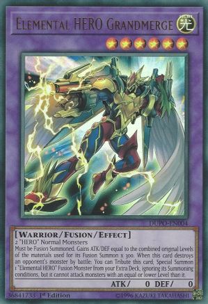 Elemental Hero Grandmerge [DUPO-EN004] Ultra Rare - Yu-Gi-Oh! - Card Brawlers | Quebec | Canada |