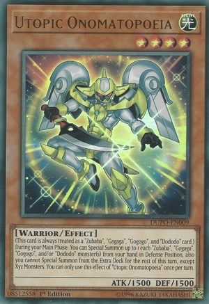 Utopic Onomatopoeia [DUPO-EN009] Ultra Rare - Yu-Gi-Oh! - Card Brawlers | Quebec | Canada |