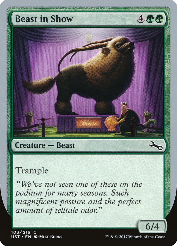 Beast in Show ("We've not seen one...") [Unstable] - Magic: The Gathering - Card Brawlers | Quebec | Canada |