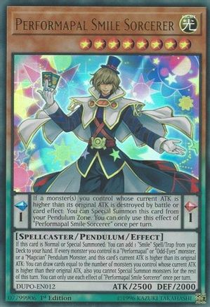 Performapal Smile Sorcerer [DUPO-EN012] Ultra Rare - Yu-Gi-Oh! - Card Brawlers | Quebec | Canada |