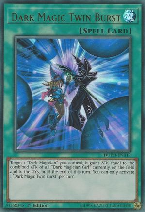 Dark Magic Twin Burst [DUPO-EN018] Ultra Rare - Yu-Gi-Oh! - Card Brawlers | Quebec | Canada |