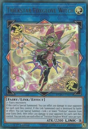 Trickstar Foxglove Witch [DUPO-EN021] Ultra Rare - Yu-Gi-Oh! - Card Brawlers | Quebec | Canada |