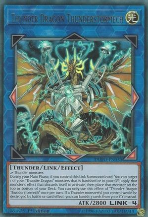 Thunder Dragon Thunderstormech [DUPO-EN030] Ultra Rare - Yu-Gi-Oh! - Card Brawlers | Quebec | Canada |