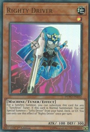Righty Driver [DUPO-EN032] Ultra Rare - Yu-Gi-Oh! - Card Brawlers | Quebec | Canada |