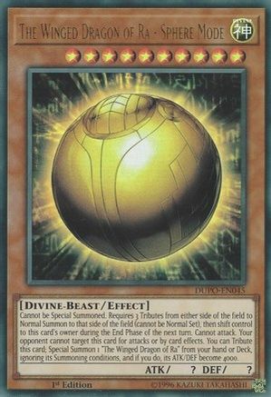 The Winged Dragon of Ra - Sphere Mode [DUPO-EN045] Ultra Rare - Yu-Gi-Oh! - Card Brawlers | Quebec | Canada |