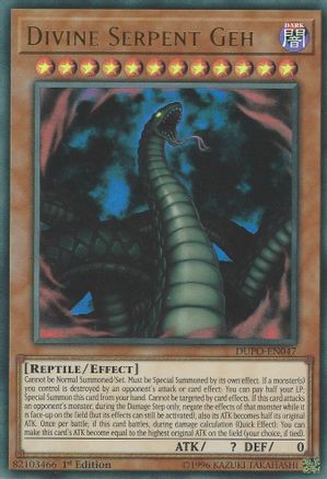 Divine Serpent Geh [DUPO-EN047] Ultra Rare - Yu-Gi-Oh! - Card Brawlers | Quebec | Canada |