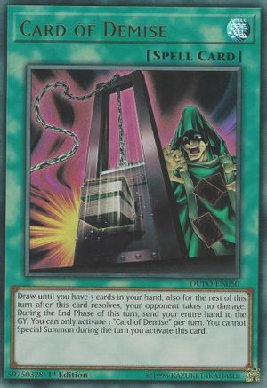 Card of Demise [DUPO-EN050] Ultra Rare - Yu-Gi-Oh! - Card Brawlers | Quebec | Canada |