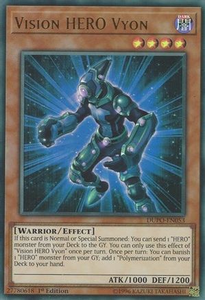 Vision Hero Vyon [DUPO-EN053] Ultra Rare - Yu-Gi-Oh! - Card Brawlers | Quebec | Canada |
