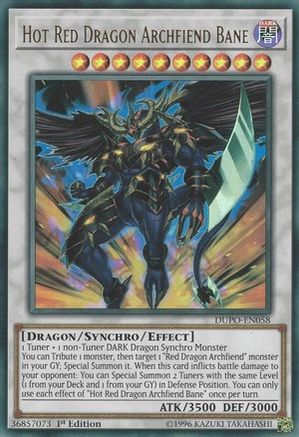 Hot Red Dragon Archfiend Bane [DUPO-EN058] Ultra Rare - Yu-Gi-Oh! - Card Brawlers | Quebec | Canada |