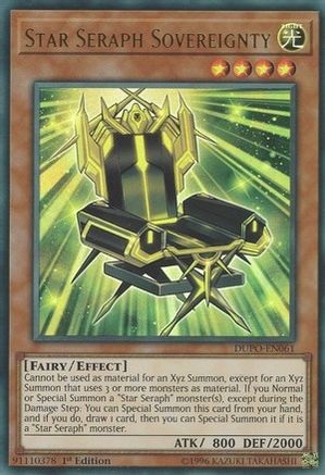 Star Seraph Sovereignty [DUPO-EN061] Ultra Rare - Yu-Gi-Oh! - Card Brawlers | Quebec | Canada |