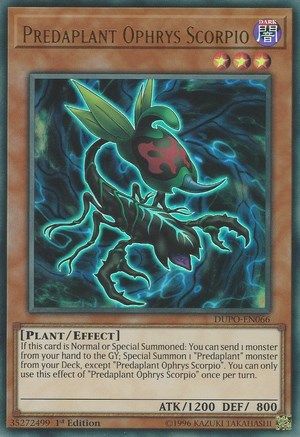 Predaplant Ophrys Scorpio [DUPO-EN066] Ultra Rare - Yu-Gi-Oh! - Card Brawlers | Quebec | Canada |