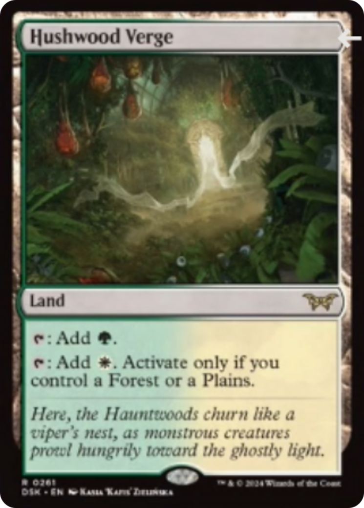 Hushwood Verge [Duskmourn: House of Horror] - Magic: The Gathering - Card Brawlers | Quebec | Canada |