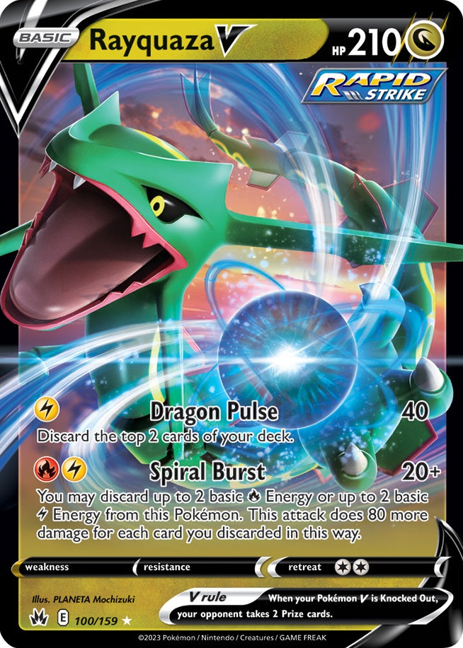 Rayquaza V 100/159 (Jumbo Card) [Sword & Shield: Evolving Skies] - Pokémon - Card Brawlers | Quebec | Canada |
