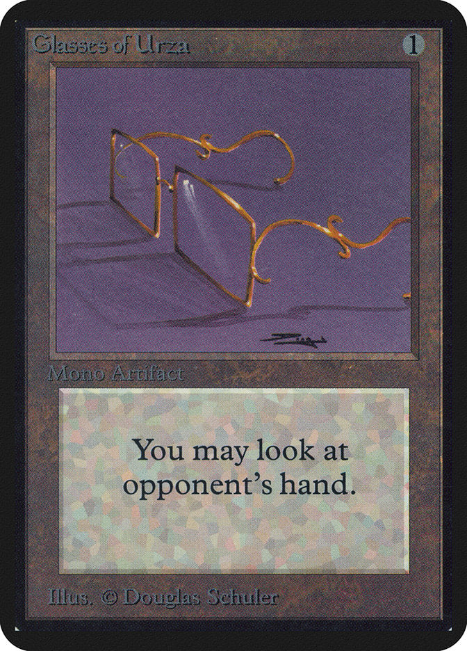 Glasses of Urza [Alpha Edition] - Magic: The Gathering - Card Brawlers | Quebec | Canada |