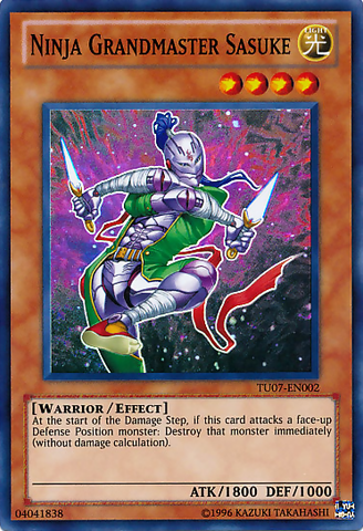 Ninja Grandmaster Sasuke [TU07-EN002] Super Rare - Yu-Gi-Oh! - Card Brawlers | Quebec | Canada |