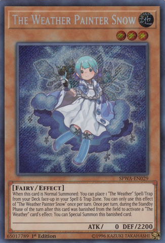 The Weather Painter Snow [SPWA-EN029] Secret Rare - Yu-Gi-Oh! - Card Brawlers | Quebec | Canada |