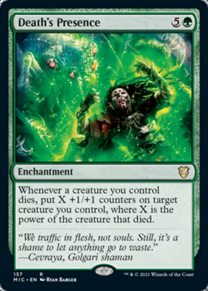 Death's Presence [Innistrad: Midnight Hunt Commander] - Magic: The Gathering - Card Brawlers | Quebec | Canada |