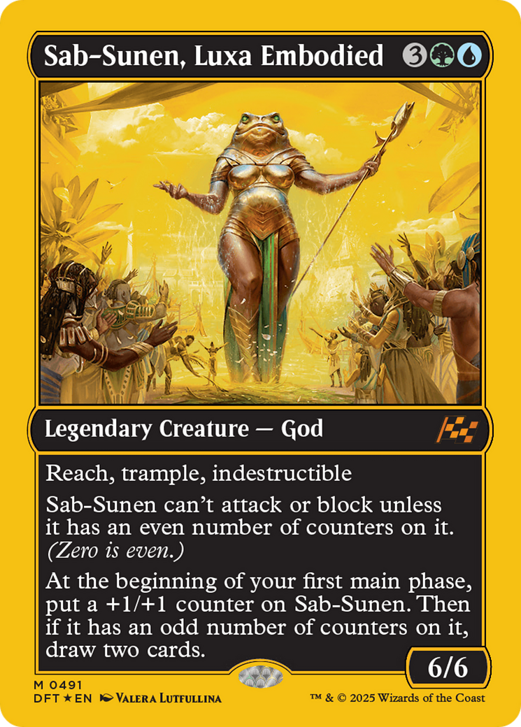 Sab-Sunen, Luxa Embodied (First-Place Foil) [Aetherdrift] - Magic: The Gathering - Card Brawlers | Quebec | Canada |