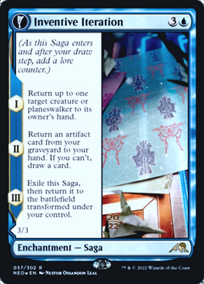Inventive Iteration // Living Breakthrough [Kamigawa: Neon Dynasty Prerelease Promos] - Magic: The Gathering - Card Brawlers | Quebec | Canada |