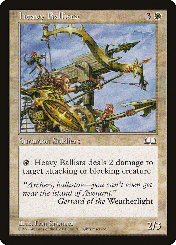 Heavy Ballista [Weatherlight] - Magic: The Gathering - Card Brawlers | Quebec | Canada |