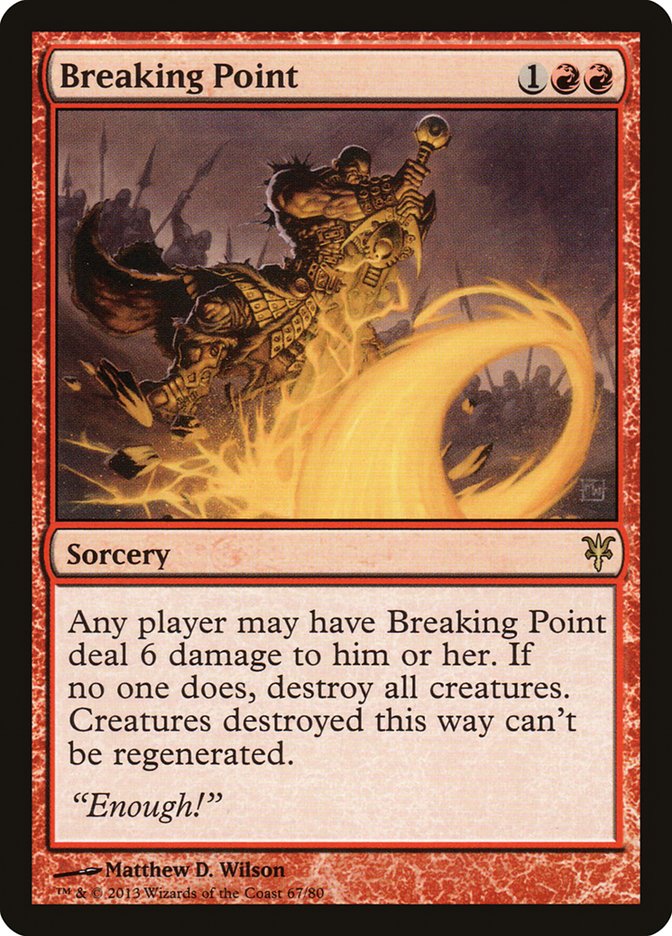 Breaking Point [Duel Decks: Sorin vs. Tibalt] - Magic: The Gathering - Card Brawlers | Quebec | Canada |
