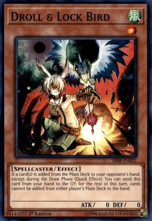 Droll & Lock Bird [SR08-EN021] Common - Yu-Gi-Oh! - Card Brawlers | Quebec | Canada |
